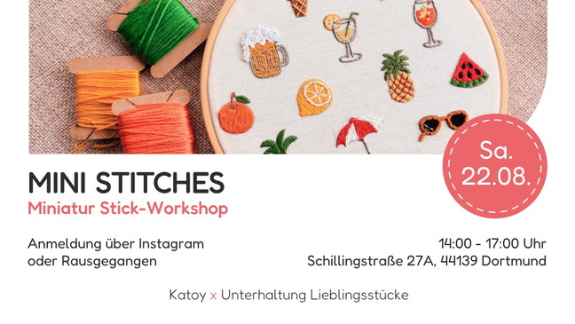 Mini Stitches - Miniatur Stick-Workshop