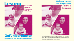 Lesung „Gefühlserbinnen – Geschichten von Müttern und Töchtern“