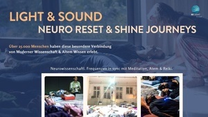 LIGHT & Sound for YOU 💪 Nervensystem regulieren - Stress, Blockaden, Schlaf optimieren - Meditation, Atem / Breath, Energie Arbeit kombiniert mit Neuro Frequenzen 🧠 Entspannung und sanfte psychedelische Zustände genießen