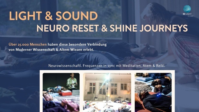 LIGHT & Sound for YOU 💪 Nervensystem regulieren - Stress, Blockaden, Schlaf optimieren - Meditation, Atem / Breath, Energie Arbeit kombiniert mit Neuro Frequenzen 🧠 Entspannung und sanfte psychedelische Zustände genießen