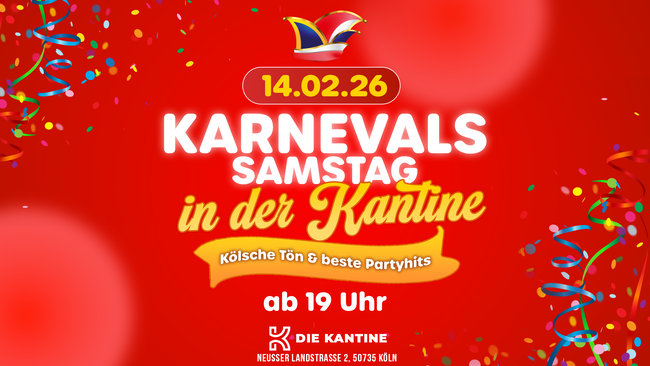Karnevals-Samstags-Party 2026