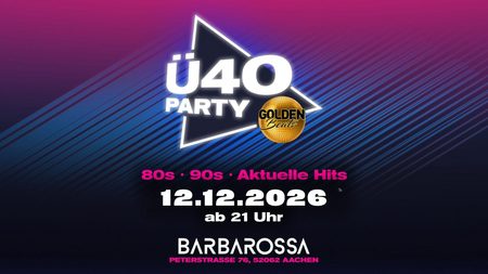 𝐆𝐨𝐥𝐝𝐞𝐧 𝐁𝐞𝐚𝐭𝐬 – 𝐝𝐢𝐞 𝐠𝐫𝐨ß𝐞 Ü𝟒𝟎 𝐏𝐚𝐫𝐭𝐲 𝐢𝐧 𝐀𝐚𝐜𝐡𝐞𝐧 ✨