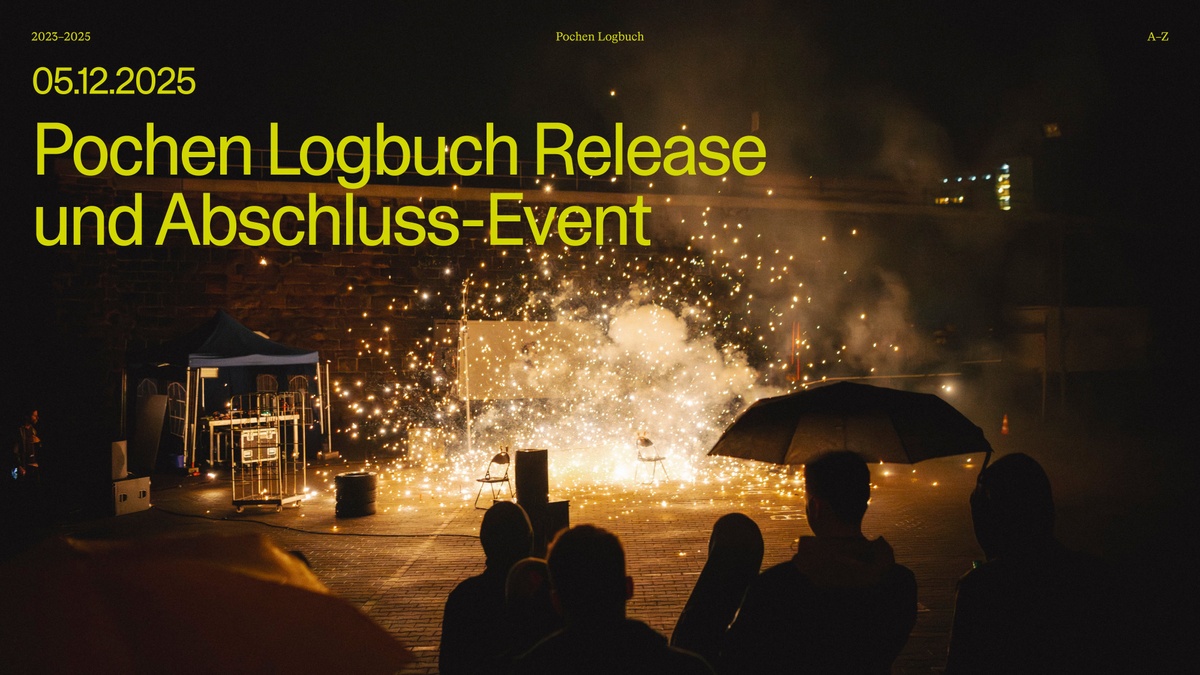 Pochen Abschlussveranstaltung und Logbuch Release