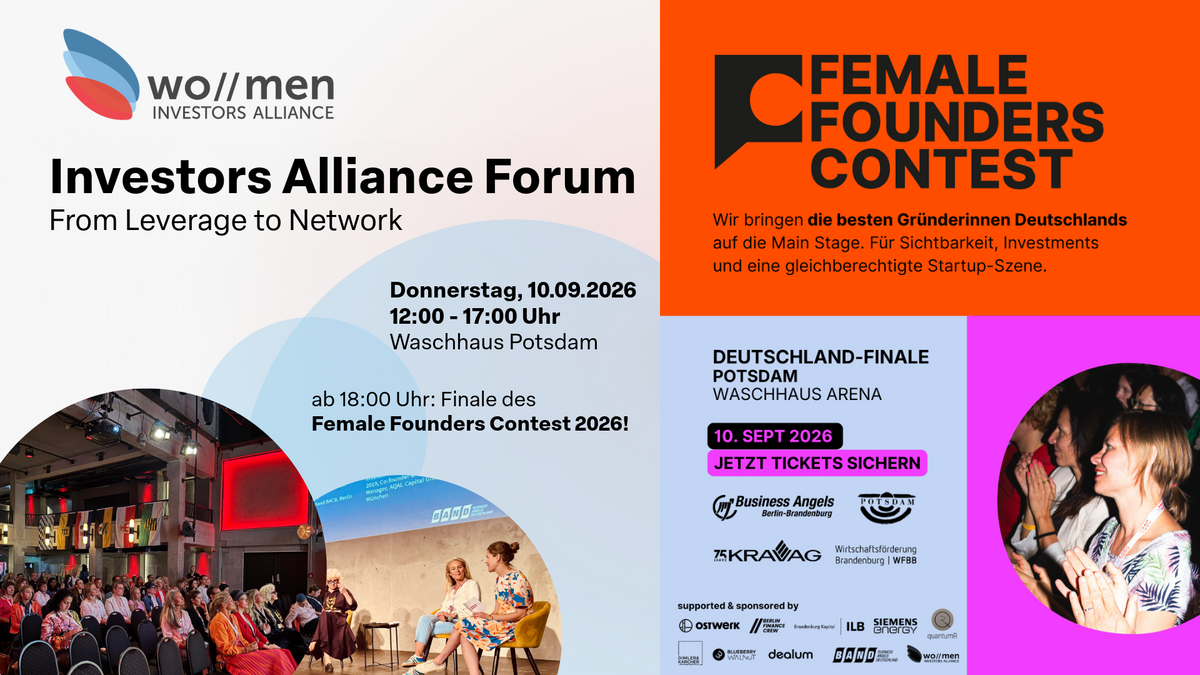 Female Founders Contest 2026 Finale & BAND Investors Alliance Forum