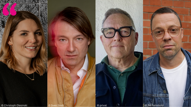 Gegenwart machen – Texte über Pop und Musik. Mit Erika Thomalla, Jochen Distelmeyer, Thomas Meineke und Moritz von Uslar