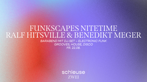 Barabend mit DJ-Set – Funkscapes Nitetime: Ralf Hitsville & Benedikt Meger