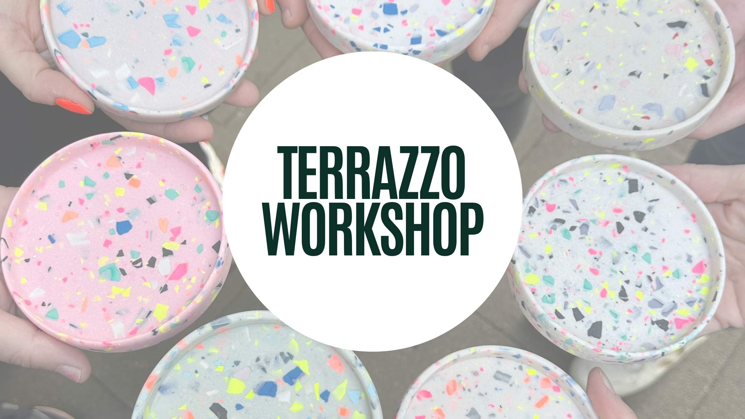 DIY Terrazzo-Workshop in Hamburg: Gestalte deine eigene Schale!