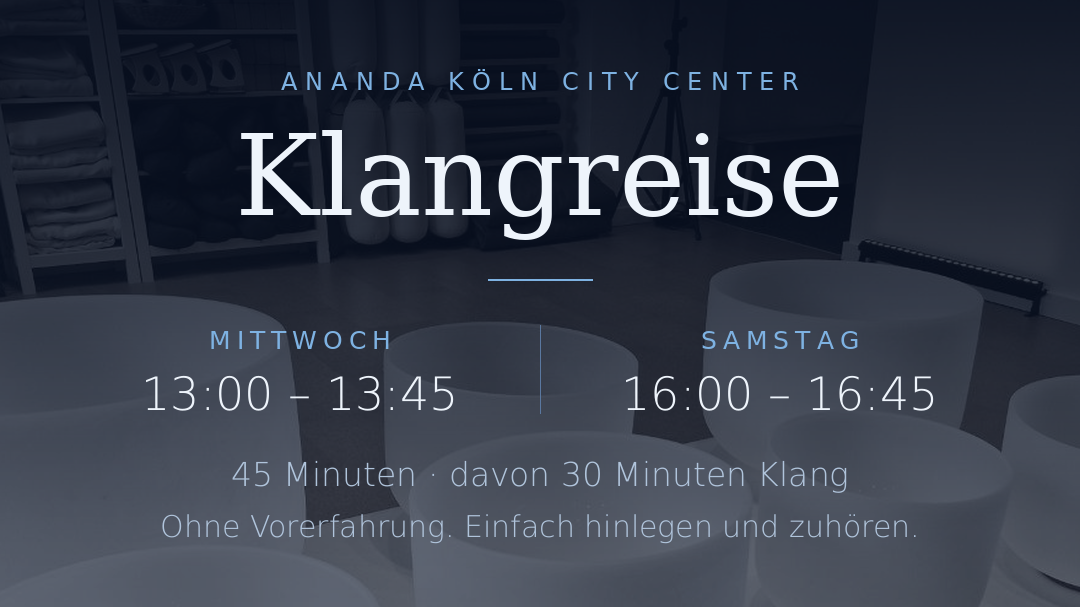 Klangreise Mittagspause