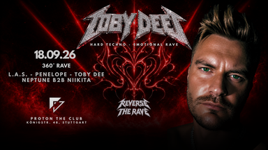 REVERSE THE RAVE w/ TOBY DEE – 360° TECHNO RAVE EXPERIENCE