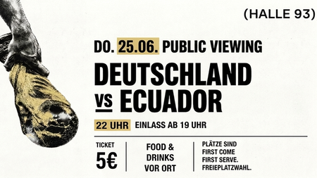 DEUTSCHLAND vs ECUADOR | Public Viewing