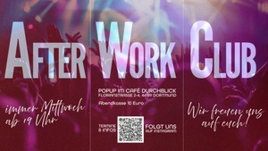 AfterWorkClub mit House, Pop und Rock!