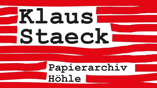 Sonderausstellung „Klaus Staeck – Papierarchiv Höhle“