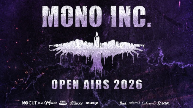 MONO INC. Open Air | 28.08.2026 - Potsdam - Waschhaus Open Air