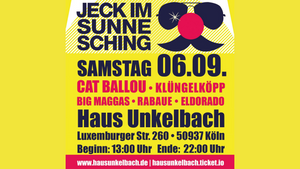 Jeck im Sunnesching mit Live-Bands im Unkelbach