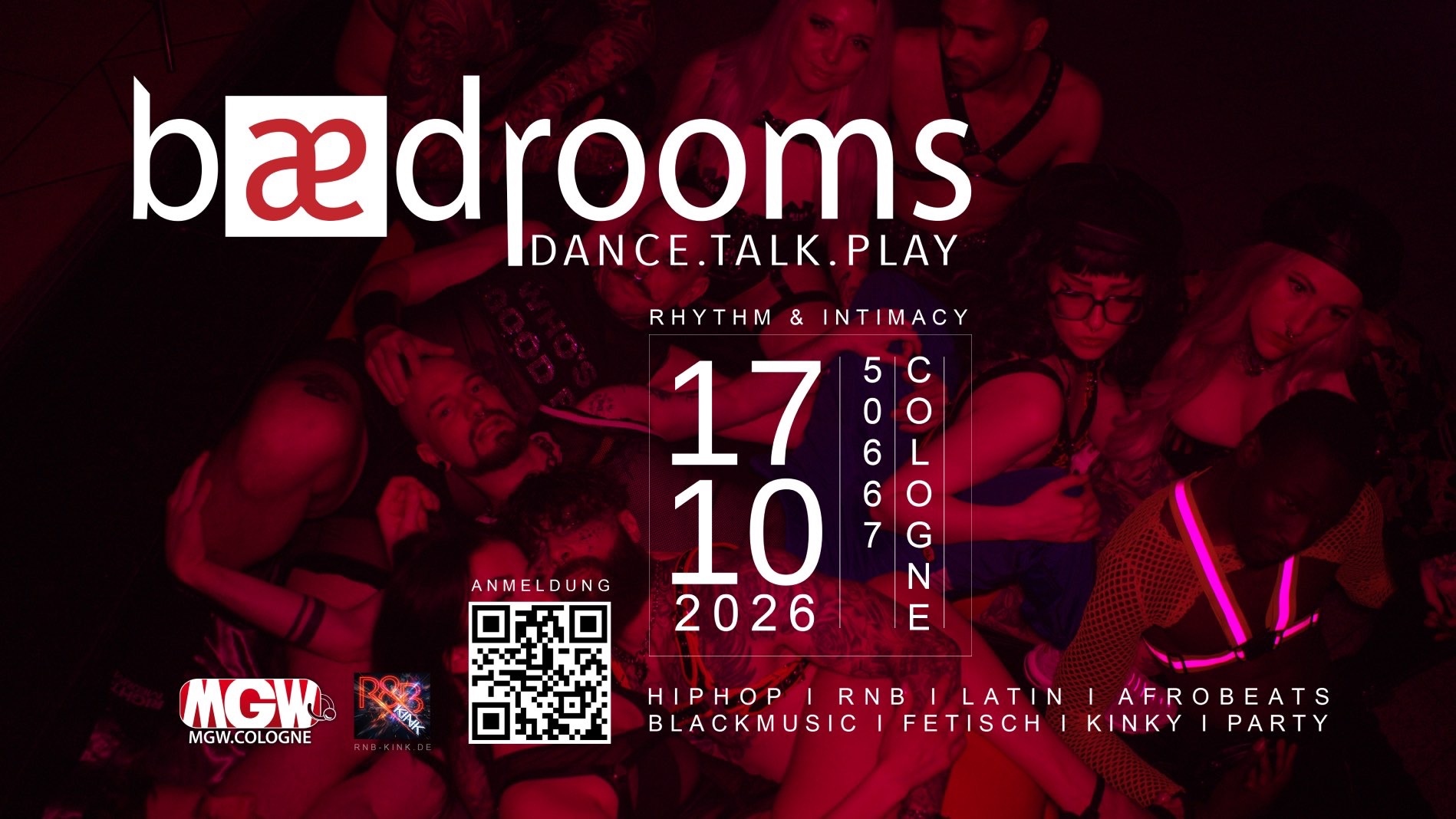 bedrooms - Sexpositiv Kinky Party Köln BLACKMUSIC