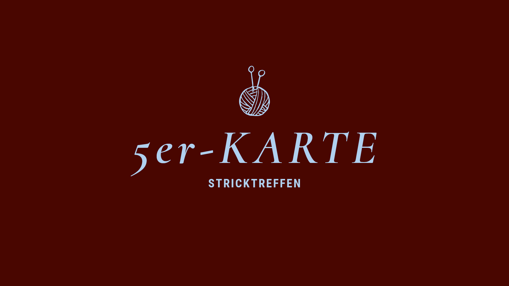 5er Karten - Stricktreffen