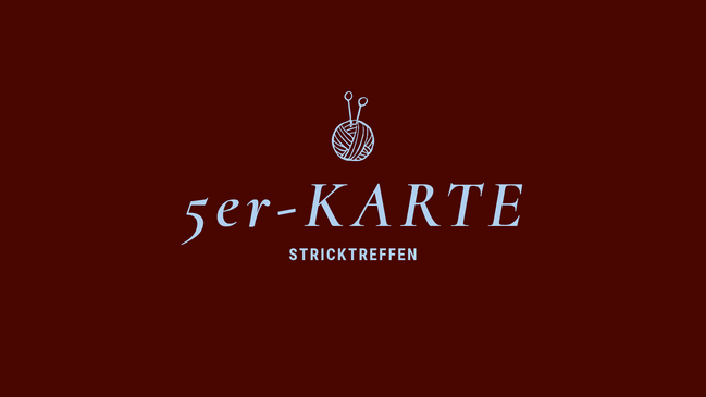 5er Karten - Stricktreffen