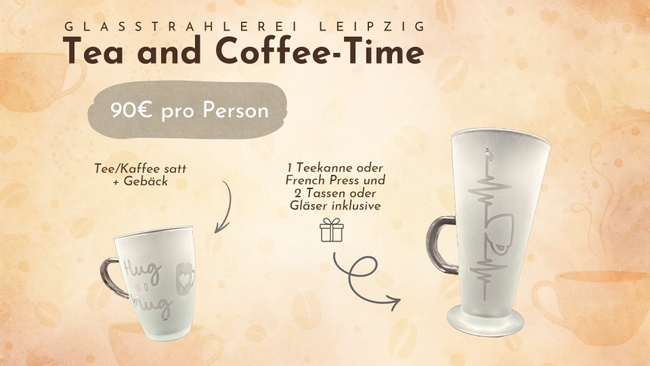 Tea & Coffeetime - dein neuer Alltagsbegleiter aus Glas