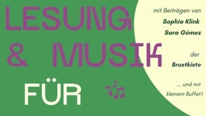 Lesung und Musik für Zusammenhalt