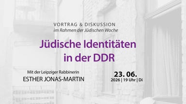 Jüdische Identitäten in der DDR