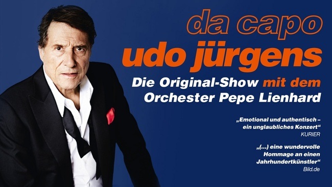 Da Capo Udo Jürgens | Die Original-Show - mit dem Orchester Pepe Lienhard - Tour Frühjahr 2026