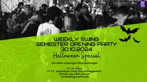 Weekly Swing Semester Opening Party Halloween Special