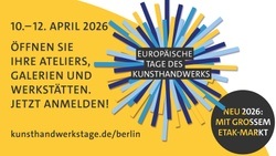 ETAK - EUROPÄISCHE TAGE DES KUNSTHANDWERKS 2026