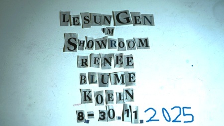 Lesung im Showroom Renee Blume
