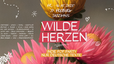 Wilde Herzen • Indie Pop Party mit deutschen Texten • Kantine Augsburg