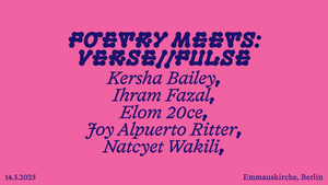 XJAZZ! FESTIVAL 2025: Poetry meets presents VERSE//PULSE