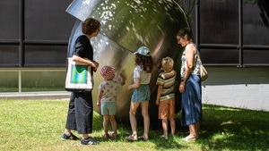 Familien*Workshop "Farbige Skulpturen im Stadtgarten"