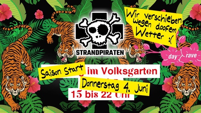 Saison Opening Rave mit den Strandpiraten