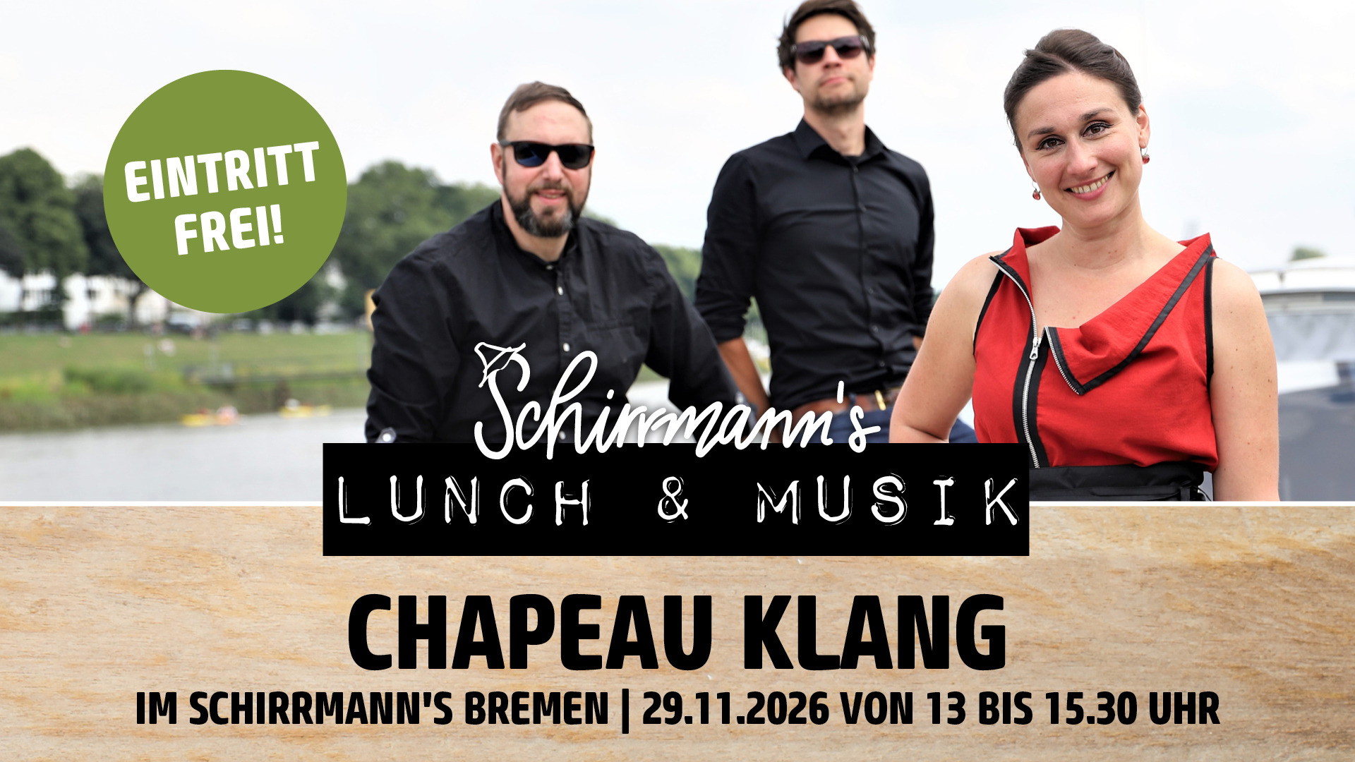Schirrmann’s Lunch & Musik Advent mit CHAPEAU KLANG