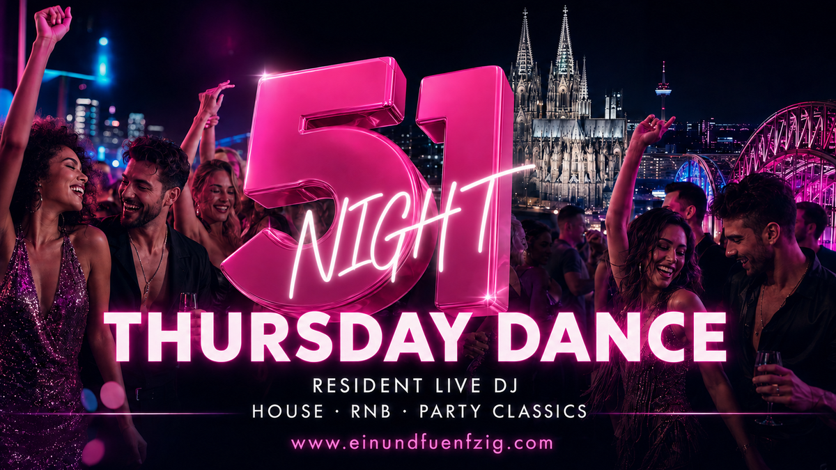 Titelbild der Veranstaltung Thursday After Work Party @Club 51 Cologne