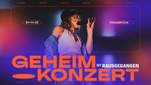 Geheimkonzert Osnabrück | WELCOME WINTER EDITION ✨ by Rausgegangen