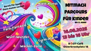 Mitmach Parcours für Kinder