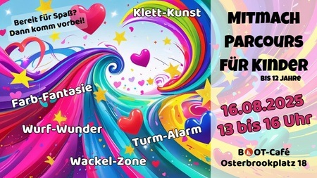 Mitmach Parcours für Kinder