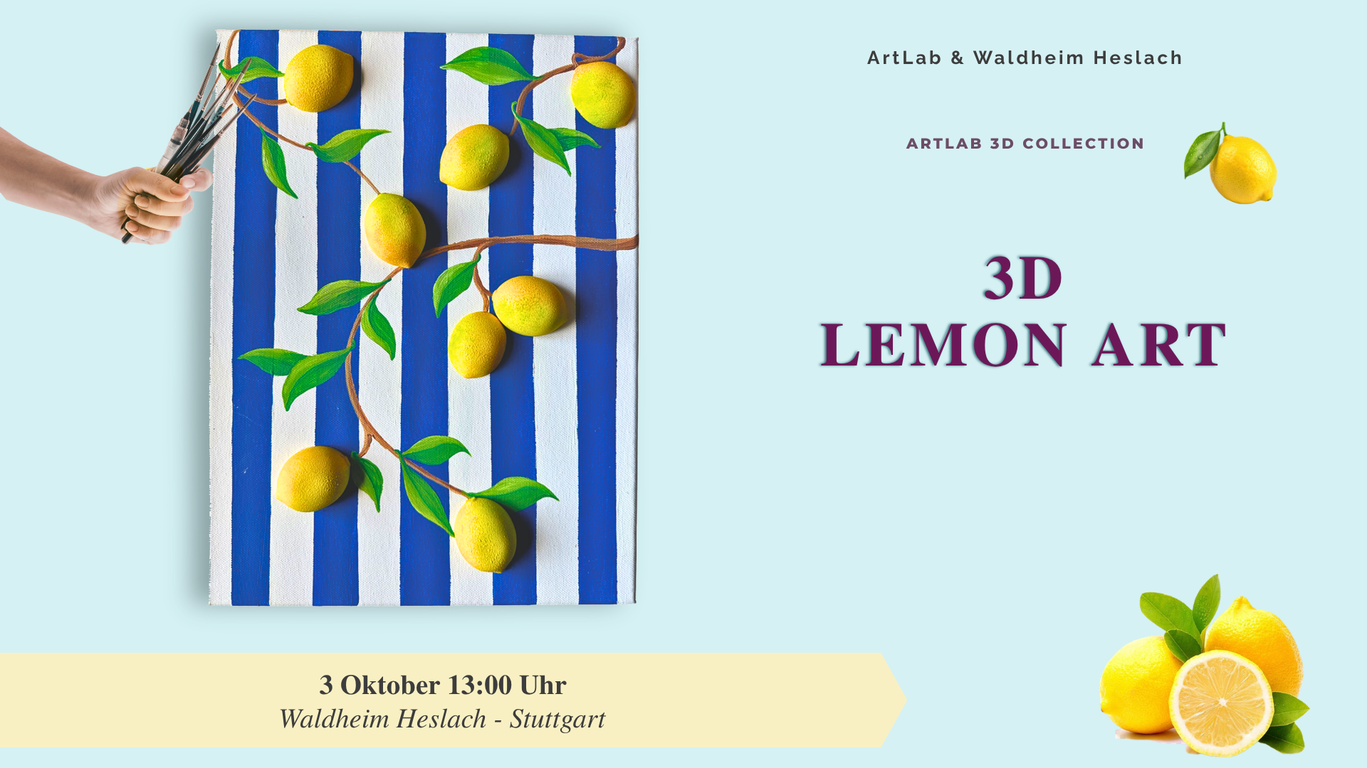 3D Lemon Art - ArtLab & Waldheim Heslach