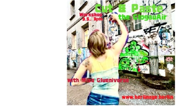 Cut & Paste the GloagauAir Streetart Workshop