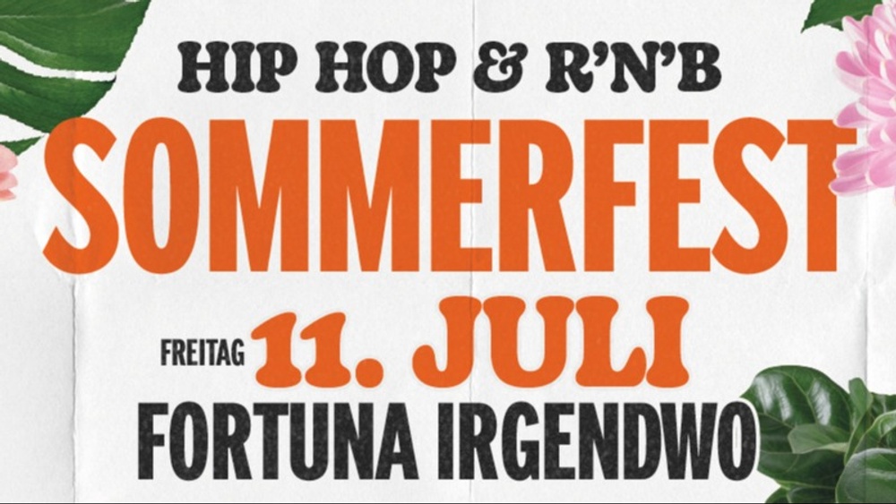Sommerfest: HipHop & R'n'B (Indoor+Outdoor)