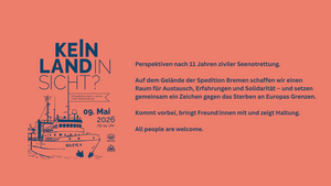 Aktionstag: Kein Land in Sicht? Perspektiven nach 11 Jahren ziviler Seenotrettung