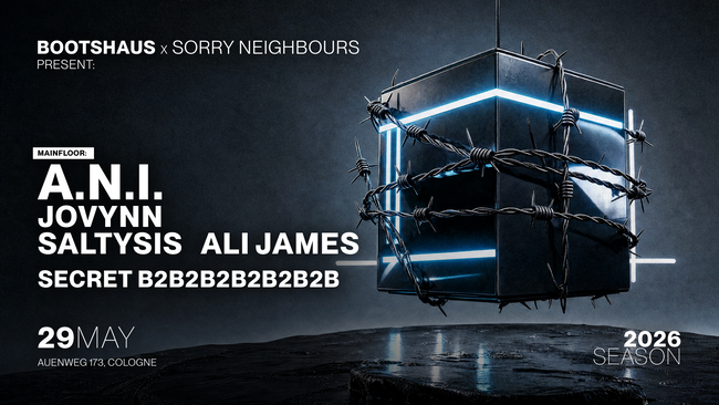 Bootshaus x Sorry Neighbours pres. A.N.I.
