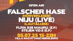 05.07.2025 electronic.places open air w/ Falscher Hase (Hörverlesen)