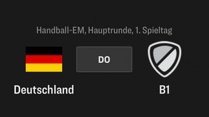 Handball-EM, Hauptrunde 1. Spieltag, Deutschland - ?