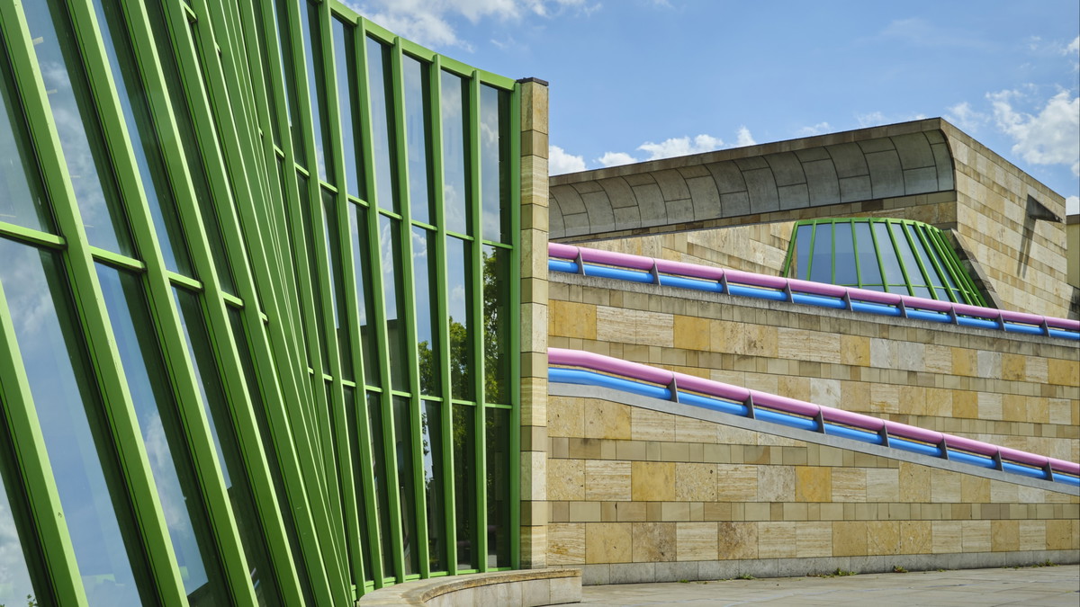 Titelbild der Veranstaltung Kunst und Architektur im Dialog: Die Neue Staatsgalerie