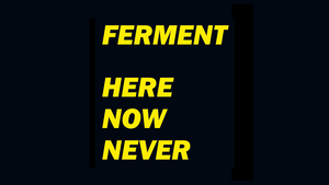 FERMENT – Tape Release Concert – HERE NOW NEVER – hobbykeller HK#7