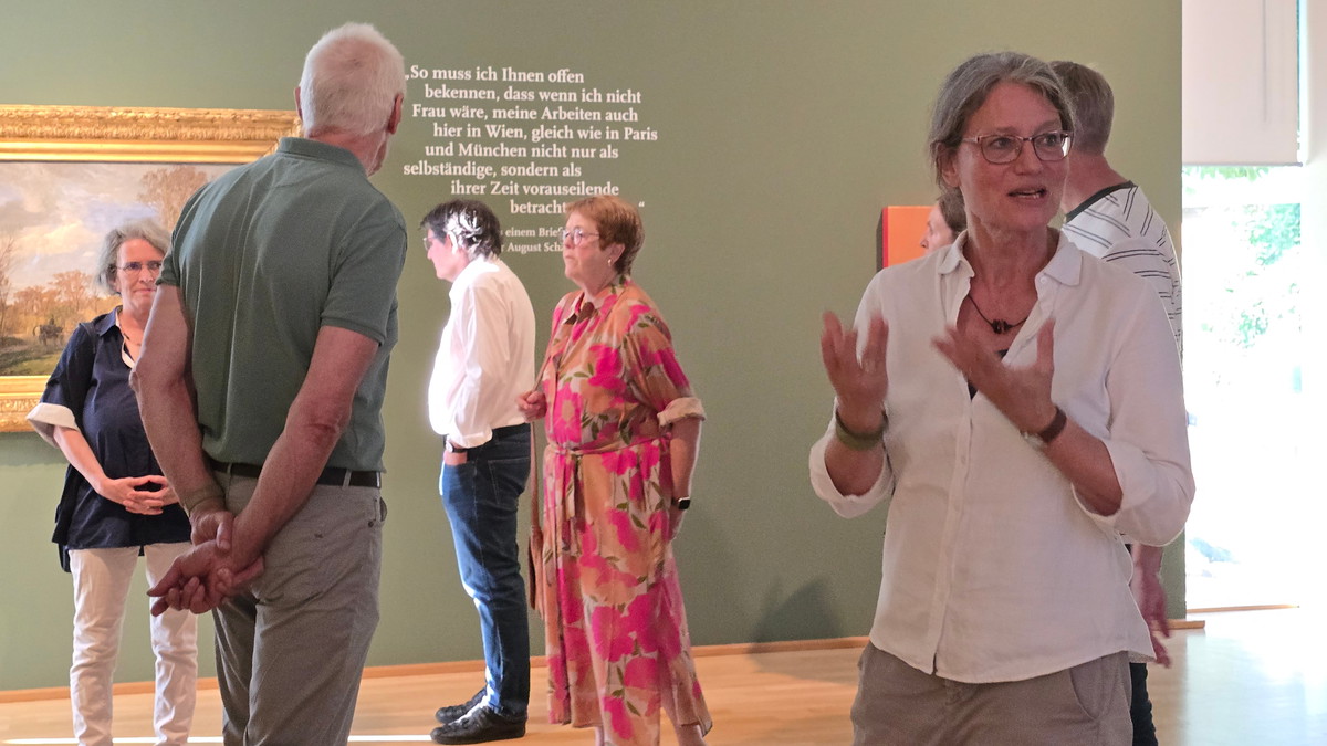 Titelbild der Veranstaltung Seniorenführung durch "Im Freien. Tina Blau – Eine Impressionistin aus Wien"