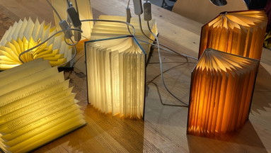 Buch-Lampen: Upcycling Workshop