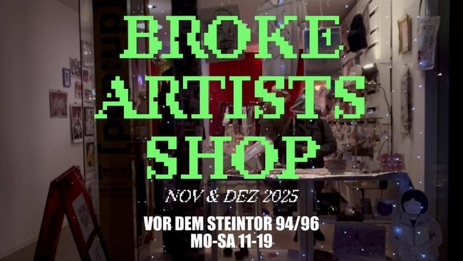 BROKE ARTISTS POP-UP SHOP