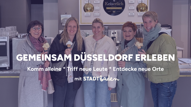 Spaziergang durch den Medienhafen und Einladung zum Eis von Keiserlich
